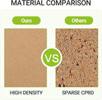 AKTOP Cork Board Bulletin Board 12x12, 1/2" Thick Cork Board Tiles 6 Pack, Small Square Pin Board for Wall, Self Adhesive Corkboards with 60 Push Pin Wood Clips for School, Home & Office