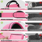 Ankle Resistance Bands with Cuffs, Leg and Glutes Workout Equipment, Resistance Bands with Ankle Straps for Cable Machine Kickbacks, Booty Workouts, Lower Body Exercises - Home Gym Exercise Equipment