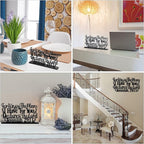 Jetec I Still Remember The Days I Prayed Sign Inspirational Table Blessed Signs Motivational Decor Farmhouse Table Home Centerpieces Faith Wooden Shelf for Living Room Office(Novelty Style)