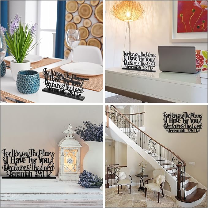 Jetec I Still Remember The Days I Prayed Sign Inspirational Table Blessed Signs Motivational Decor Farmhouse Table Home Centerpieces Faith Wooden Shelf for Living Room Office(Novelty Style)