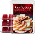 ScentSationals Cinnamon Apples Scented Wax Melts - Apple, Cinnamon, & Brown Sugar, 10oz (24 Cubes)