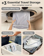 BAGSMART Vacuum Storage Bags for Travel with Rechargeable Air Pump, Portable Space Saver Bags for Travel & Home, Vacuum Compression Seal Bag for Clothing, Blanket, 15 Pack Multicolor
