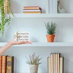 Mini Decorative Books For Home Decor, Small Faux Wood Book Stack Decor, Take Time To Do Funny Stacked Book Decor, Stacked Display Books For Home Mantel Office Nightstand Display, Three Pieces -A(06)