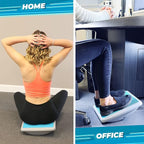 Professional Balance Board –Fascia Relase Tool- Multi-Functional Wobble & Slant Board with Anti-Slip Design, Acupressure Points for Core, Abs & Rehab Training – Fitness & Standing Desk Equipment – Supports Up to 440 lbs