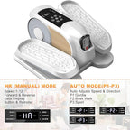 Mini Under Desk Elliptical Low Impact Electric Leg Exerciser As Seen on TV While Sitting for Seniors with Non-Slip Mat Quiet & Portable for Home and Office