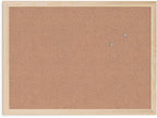 U Brands Cork Bulletin Board, 18" x 24" Inches, Light Birch Wood Frame (265U00-01)