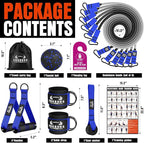 Heavy Resistance Bands for Working Out, 300LBS Exercise Bands with Handles, Workout Bands for Men, Weight Fitness Bands Set for Muscle Training, Strength, Slim, Yoga, Home Gym Equipment