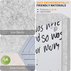 10PCS Hexagon Cork Board Tiles Alternative - 12x10 Inch Frameless Felt Bulletin Board for Wall, Adhesive Cork Board Tiles for Office & Home Decor, Sound Absorbing Pin Boards for Walls & Photos