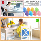 8 Pcs Wobble Cushion with Cloud Design Wiggle Seat for Sensory Kids Flexible Sensory Seating Balance Disc for Classroom Elementary Office Home