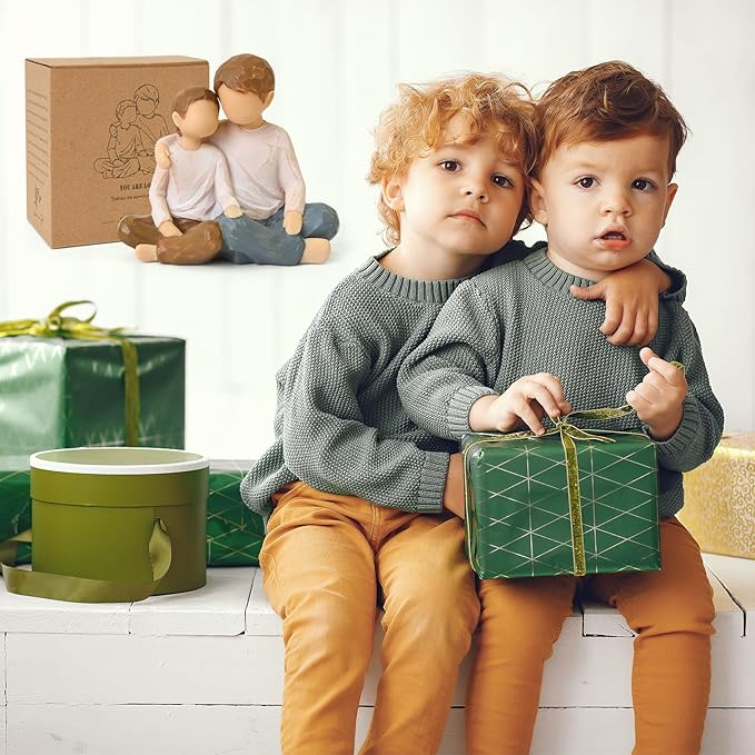 Gifts for Brother, Brothers Figurines Brother Gift Symbolizing Eternal Bond