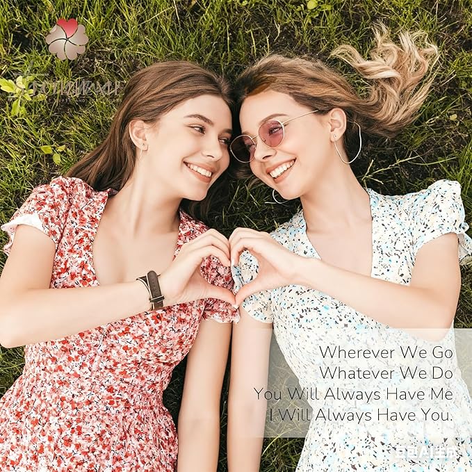 Storieme Sister Figurines - Best Friends Gifts for Women, Bestie Friendship Christmas & Birthday Gift