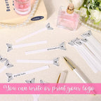 1000 Pcs Perfume Test Strips Cute Butterfly Disposable Fragrance Strips White Perfume Paper Test Strips Fragrance Blotter Strips Essential Oils Test Card for Scents Aromatherapy Testing