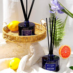 Xcleen Reed Diffusers for Bathroom, 6.7 oz(200ml) Citrus Scented Oil Diffuser with Fiber Sticks, Air Freshener for Bedroom, Office, Home Fragrance Decor