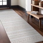Modern Indoor Rug Stripe 2x7 Area Rugs for Living Room Luxury Kitchen Bedroom Durable Soft Geometric Durable Low and High Pile Stain Resistant Non Shedding Area Carpet 2x7
