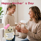 Positive Funny Crochet Potato Gifts for Girls Dad Women Men Friend,Mother's Day Easter Birthday Gifts from Daughter Son Handmade Kintted Crochet Doll with Emotional Encouragement Card Desktop Decors
