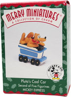 Disney Pluto's Coal Car 1998 Hallmark Merry Miniature
