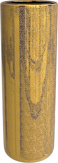 Red Lantern 24" Gold Crackle Umbrella Stand