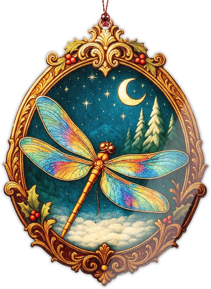 Christmas Women Gifts 2026 - Christmas Ornaments 2026 - Dragonfly Ornament - Dragonfly Gifts for Women - Christmas Women Decoration Ornaments