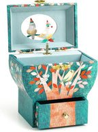 DJECO Musical Jewelry Box for Kids - Treasure Box Night Singing - Storage for Necklace, Bracelets, Rings, Earrings, Small Toys, Decorations, Keepsake & Trinkets - Safe for Ages 3+ Boys & Girls