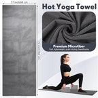 14 Pcs Yoga Kits for Home Workouts Pilates Equipment Set for Women Beginners, Hot Yoga Towel Blocks Strap, Knee Pad, Resistance Loop Exercise Band, Massage Lacrosse Ball, Pilates Ball