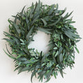 Olive Wreath for Front Door 26 inch, Greenery All Season Wreath with Olive Leaf Fruit, Home Decoration for Outdoor Living Room Indoor Wall and Outside Summer All Season Wedding