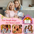 MAMAGIFTREE Crochet Rainbow Gift with Encouragement Card – Thinking of You Keepsake for Women Friend Sister, Get Well Soon Birthday Gift