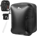 Vacuum Bags for Travel with Wireless Pump, 180° Open Zipper, IP67 Waterproof, Reusable Space Saver Compression Bags for Backpack, Suitcase, Home Storage(1 Pack + Pump)