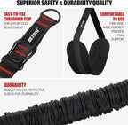 Pull Up Assistance Bands 260lbs, Heavy Pull Up Bands Resistance Bands for Pull Ups Working Out with Feet Rest, Pull Up Bar Bands Assistance Bands Strength Training Workout Equipment, Height Adjustable