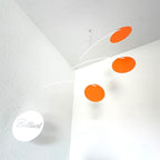Solar Trio Hanging Mobile – Modern Kinetic Art, Minimalist Ceiling Decor