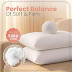 Utopia Bedding 14x22 Pillow Inserts, Set of 2, White – Indoor Decorative Throw Pillows for Bed, Sofa & Couch – Soft, Supportive & Fluffy Cushion Inserts