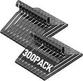 SPECILITE Wire Metal Clothes Hangers Bulk 300 Pack for Standard Size Suits, Coats, Shirts, Pants, Skirts, Space Saving, Non Slip,16 Inch 12 Gauge Ultra Thin, Black