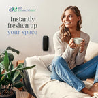 Air Esscentials The Diamond Gift Set, Smart Scent Air Machine for Home with Refreshing Herbal & Citrus Aromas, Waterless Fragrance Oil Diffuser, White Tea & Thyme, Green Tea Lemongrass, Black