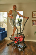 FITNATION by Echelon Flex Elliptical Trainer, red