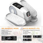 Mini Under Desk Elliptical Low Impact Electric Leg Exerciser As Seen on TV While Sitting for Seniors with Non-Slip Mat Quiet & Portable for Home and Office