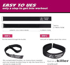 BFR Occlusion Bands for Women Glutes,Blood Flow Restriction Bands for Legs, Butt & Hip Building, Workouts, Best Fabric Resistance Bands for Squat Butt & Thigh