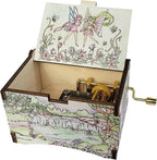 TheLaser'sEdge Fairy Music Box with Song Waltz of the Flowers, Gifts for Women, Men, Birthday, Christmas, Mother’s Day, Anniversary or Merchandise Decor