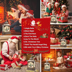 Christmas Snowman Snow Globe, Snowman Musical Lantern with 6 Hour Timer USB Lined/Battery Operated Retro Style Holiday Glitter Globe for Xmas Indoor Decoration and Santa Gifts