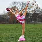 Stunt Trainer Stand for Cheerleading | Portable Cheer Balance Trainer | Stunting Flyer Practice Platform | Lightweight Gymnastics Balance Block | Cheerleading Equipment for Safe Skill Training