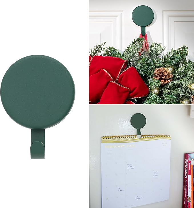 Haute Decor Attract Magnetic Hanger, 1 Pack - Strong Magnet Hook for Metal Doors and Surfaces