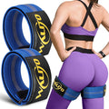 BFR Booty Bands for Women Glutes - Blood Flow Restriction Bands with Weekly Plan for Legs, Butt & Hip Building, Occlusion Bands for Workouts, Best Fabric Bands for Squat Butt & Thigh