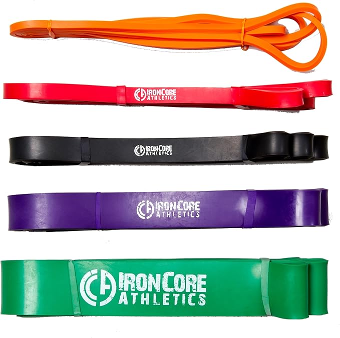 Pull Up Assistance Bands - Commercial Gym Quality 41" Loop Exercise Pull-Up Bands - 4 Different Resistance Levels to Choose from