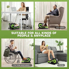 ANCHEER Under Desk Elliptical Machine, Electric Seated Pedal Exerciser, Mini Elliptical Machines, LCD Display Monitor, Portable Quiet Elliptical Machine, Leg Exerciser for Home