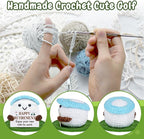 Retirement Gifts for Men Women, Funny Crochet Golf Ball Gifts for Retirement, Retirement Gift for Dad Grandpa Coworkers Husband-Meaningful Crochet Golf Ball Accessories