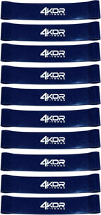 4KOR Fitness Resistance Loop Band Set, Perfect for Crossfit, Yoga, Physical Therapy, and Booty Building