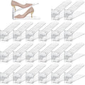 Shoe Slots Organizer,20 PACK Transparent Shoe Stacker Adjustable Shoe Slot Organizer Space Saver Shoe Rack Holder Shoe Storage Organizers for Closet,Transparent