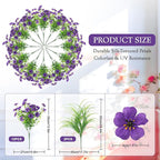 Artificial Flowers for Outdoors, 14 Bundles UV Resistant Fake Flowers Daisy with Greenery Plants,Faux Outdoor Flowers for Spring Summer Decoration, Outdoor Faux Plants Home Window Porch Patio Yard