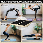 Ultimate Wobble & Slant Board Combo for Balance Training, Calf Stretching, and Core Strength – Perfect for Balance Boards、Wobble Board and Calf Stretcher Enthusiasts