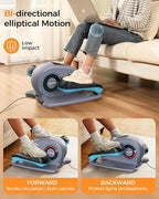 YOSUDA Under Desk Elliptical Electric, Elliptical Machine for Seniors,Fully Assembled Seated Pedal Exerciser with Remote Control with Free Footstraps & 10 Adjustable Speeds