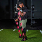 Serious Steel Fitness 32" Resistance Training Bands (Portable Exercise Band System Training Bands- Great for Individuals Under 5'10")