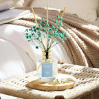 Airkeep Reed Diffuser Set of 3, Jasmine Mint Gardenia Freesia Pear Oil Reed Diffusers for Bedroom Living Room Office Aromatherapy Oil Reed Diffuser for Gift 50ml x 3